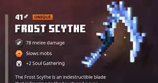 These new unique weapons offer new gameplay and unique. Frost Scythe Minecraft Dungeons Gamewith