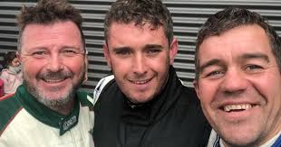 Great fun sharing with @dave.edgecombe this wkend at spa ! #mini #racecar  #spa @classic_minis...