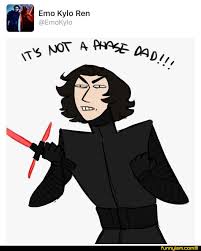 Emo Kylo Ren Rey Star Wars Star Wars Fandom Emo Kylo Ren