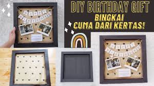 Cara membuat bingkai foto dari kardus. Diy Birthday Gift Idea Tutorial Cara Buat Bingkai Foto 3d Pakai Kertas Diy Frame Photo Youtube