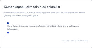 Sembol Es Anlami Es Anlamli Kelimeler