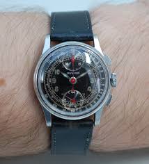 Crawford material co., chicago, illinois. C1945 Crawford Up Down Chronograph Birth Year Watches