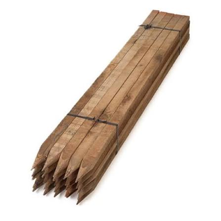 Wood Tree Stakes Supplier: Tree Stakes, 2in x 2in x 60in (300/Box)