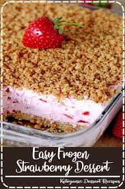 Easy Frozen Strawberry Dessert Tasty Blog Acru