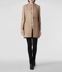 This trendy anya coat is made from 55% wool, 37% polyester, 6% acrylic, 2% nylon. Allsaints Hendrick Coat Womens Coats Coats For Women Coat Fashion