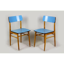 Vous y trouverez les meilleures pièces uniques ou personnalisées de nos meubles de salon boutiques. Set Of 2 Vintage Blue Formica And Beech Chairs 1960s Design Market