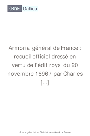 Pdf Armorial General De France Manue La Academia Edu