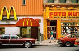 Street With Mcdonalds By William Eggleston Mcdonalds Goldenarches Yellow Cars Bright Walk Cap William Eggleston Street Photography Color Photography