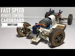 How To Make A Fast Speed Rc Drift Car Homemade Remote Control Truck From Cardboard And Pvc Trunking Youtube