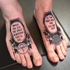 Bring Me The Horizon Foot Tattoos Bmth Tattoo Tattoos