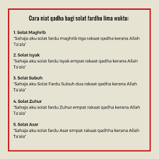 Berikut adalah pembahasan niat sholat jumat lengkap dengan sholat sunnahnya. Kerap Tinggalkan Solat Tapi Ingin Berubah Ikuti Cara Qadha Solat Fardhu Yang Ditinggalkan