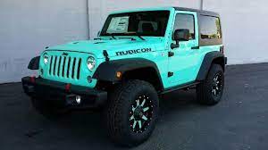 Whichever one you choose, you're sure to turn heads around lombard explore the color options of the new jeep wrangler today at dupage chrysler dodge jeep ram! Tiffany Blue 2 Door Jeep Rubicon Fuel Offroad Wheels Toyo Tires Jeep Cars Dream Cars Jeep Dream Cars