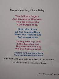 Baby Shower Poem Baby Shower Poems Baby Boy Poems Baby Shower