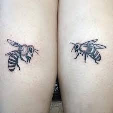 About queen bee tattoo on pinterest | honey bee tattoo bee tattoo. 24 Cute And Beautiful Bee Tattoo Examples