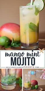 Mango Mint Mojito In 2020 Mint Mojito Alcohol Drink Recipes Tequila Recipe