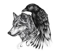 Pin by frederick on tattoo ideas. Resultado De Imagen Para Raven Tattoo Wolf Tattoo Ideen Rabe Tattoo Wolf Tattoo Design