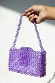 Susanna Chow Erin Beaded Bag Orchid On Garmentory In 2021 Beaded Bags Pearl Bag Beaded Purses