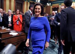 'california has been my home for nearly 50 years. Michigan Governor Hits At Trolls For Criticizing Her Curvy Looks During State Of State Address Daily Mail Online