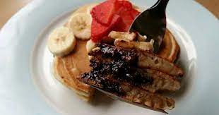 As a child, my mom would make either/or every saturday morning, and i distinctly remember waking up to the smell. Easiest Way To Prepare Quick Vickys Chocolate Stuffed Pancakes Gf Df Ef Sf Nf Tokoperabot