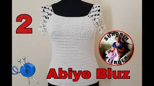 Abiye Bluz 2 Tig Isi Bluz Orgu Orgu Modelleri