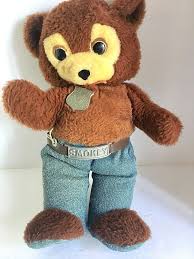 Smokey The Bear Talking Plush Doll Vintage 15 Tall Knickerbocker Toy Co Knickerbockertoycompany Bear Plush Toy Vintage Plush Smokey The Bears