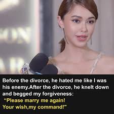 He divorced her as she cheated with a man. She left, leaving a word, “you  didn’t trust me. You’ll regret it.” 4 years later, he saw her