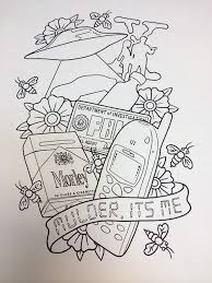 I tattoo x files coloring pages sketches drawings tattoos geeky art mulder. Pin By Julie Ann On Style Stil X Files Tattoos Alien Tattoo