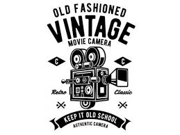 Chanel vintage black lambskin logo tassel camera shoulder bag. Vintage Movie Camera Tshirt Design Vector Buy T Shirt Designs