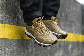 The nike air max 97 metallic gold will be making a return later this spring 2017 for the shoe's 20th anniversary. Gold Bullet 97 Online