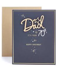 Shop the coolest birthday gifts dad will love almost as much as he loves you. Dad 70th Birthday Card M S