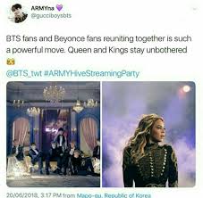 I Know Right It S Such An Honor Though Cuz Beyonce Is Big Bts Boys Bts Fans Beyonce Fans