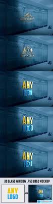 Download 3d Glass Window Logo Mockup Download Free And Premium Psd Mockup Templates And Design Assets Yellowimages Mockups