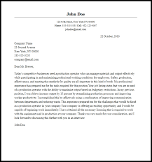 Professional Production Operator Cover Letter Sample Writing Guide Resume Now