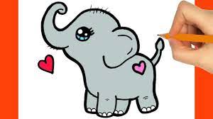 Comment Dessiner Un Elephant Facilement Etape Par Etape Youtube