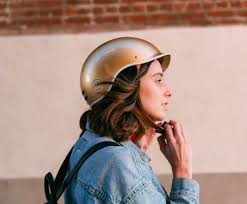 Thousand Helmets Premium Gold Fahrradhelm Fahrradhelm Damen Helm