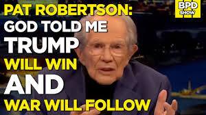 Pat robertson and his cohost are literally the yes honey/dick flattening meme. Exposed Pat Robertson Exemplifies How The Right Is Led By Religious Zealots Playing False Prophets Youtube