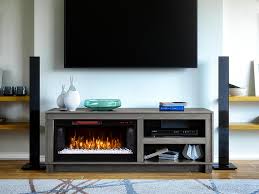 Realrooms vesta fireplace tv stand for tvs up to 65, white. Bushwick Electric Fireplace Tv Stand In Grey Oak 1030fm 28 227 Scott Living