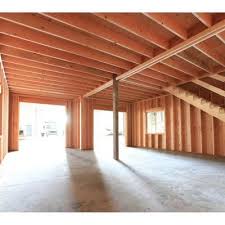 Barn Pros 2 Car 30 Ft X 28 Ft Engineered Garage With Loft Installation Not Included Thd Bp2carg The Home De Garage Loft Garage Kits Pole Barn House Plans