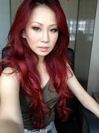 This would depend upon the hair color you are trying to achieve this time. Wedding Hair Colour In Red By Shunji Matsuo Hair Color Asian Asian Long Hair Asian Red Hair