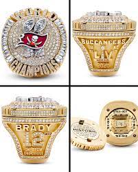 The ring, which is a loose term considering how absolutely massive these things are getting year after year, features a whopping 319 diamonds, but it's what's on the inside that counts. Espn On Twitter First Look At The Buccaneers Super Bowl Rings 319 Total Round Diamonds On The Top Represent The 31 9 Final Score Via Jasonofbh Https T Co Sxhe679wqy