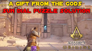 If you need cheats or answers for other sundial dates then go on home page or click … Assassin S Creed Origins A Gift From The Gods How To Solve The Sun Dial Puzzle Youtube