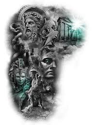 The meaning of your greek myth tattoo will depend on the design itself. Greek Sleeve Design Mythology Tattoos Greek Mythology Tattoos Greek Tattoos