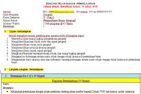 Rpp 1 lembar sma kelas x. Rpp 1 Lembar Geografi Sma Smk Kelas 10 Semester 2 Situs Guru