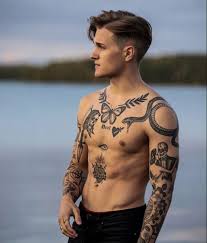 Tattoo Tattooideas Tattooart Tattooartist Tattoodesign Chest Tattoo Men Small Chest Tattoos Traditional Chest Tattoo