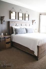 Please take a close look below at the many design combinations of our barn wood bedroom furniture. Diy Rustic Modern King Bed Shanty 2 Chic