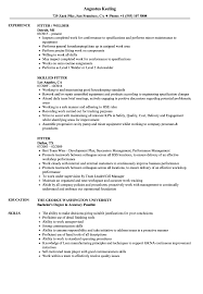 Iti resume format electronics resume template 8 free word. Fitter Resume Samples Velvet Jobs