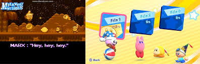 It was originally released in japan on march 21, 1996, in north america on september 20, 1996 and in europe on january 23, 1997. Really Cool Attention To Detail On The Start Screen From Milky Way Wishes R Kirby