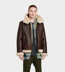 Auden Shearling Aviator Jacket Mens Shearling Jacket Aviator Jackets Jackets