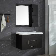 Our bathroom vanities and cabinet sets are available in a variety of styles fitting a wide range of decorating themes. Garrido Bros Co Victoria Ii 32 In 4 Piece Pvc Floating Vanity Set With Ceramic Basin Vanity Base Mirror And Wall Cabinet Sm 47 The Home Depot
