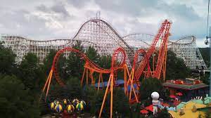 Vekoma Boomerang Roller Coaster At The Six Flags Amusement Park In New England United States Thrill Ride Roller Coaster Amusement Park